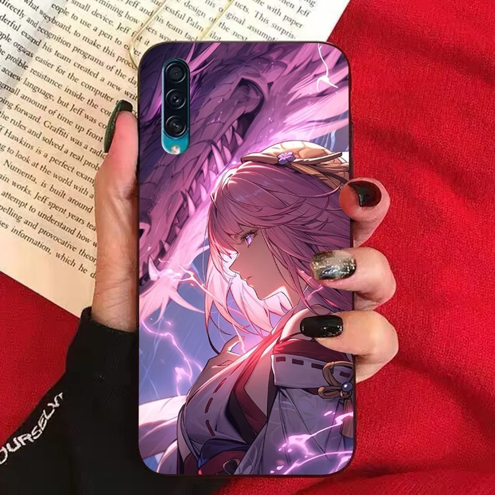 Чехол для телефона Genshin Impact Yae Miko чехол Samsung A 10 11 12 13 20 21 22 30 31 32 40 51 52 53 70 71 72 73 91