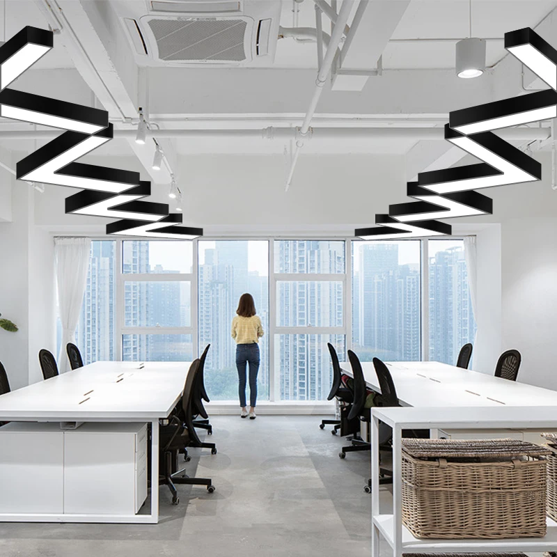 Ceiling Lamp Led Modeling Creative Office Gym Internet Cafe Shopping Mall Corridor Aisle Industrial Style Chandelier |