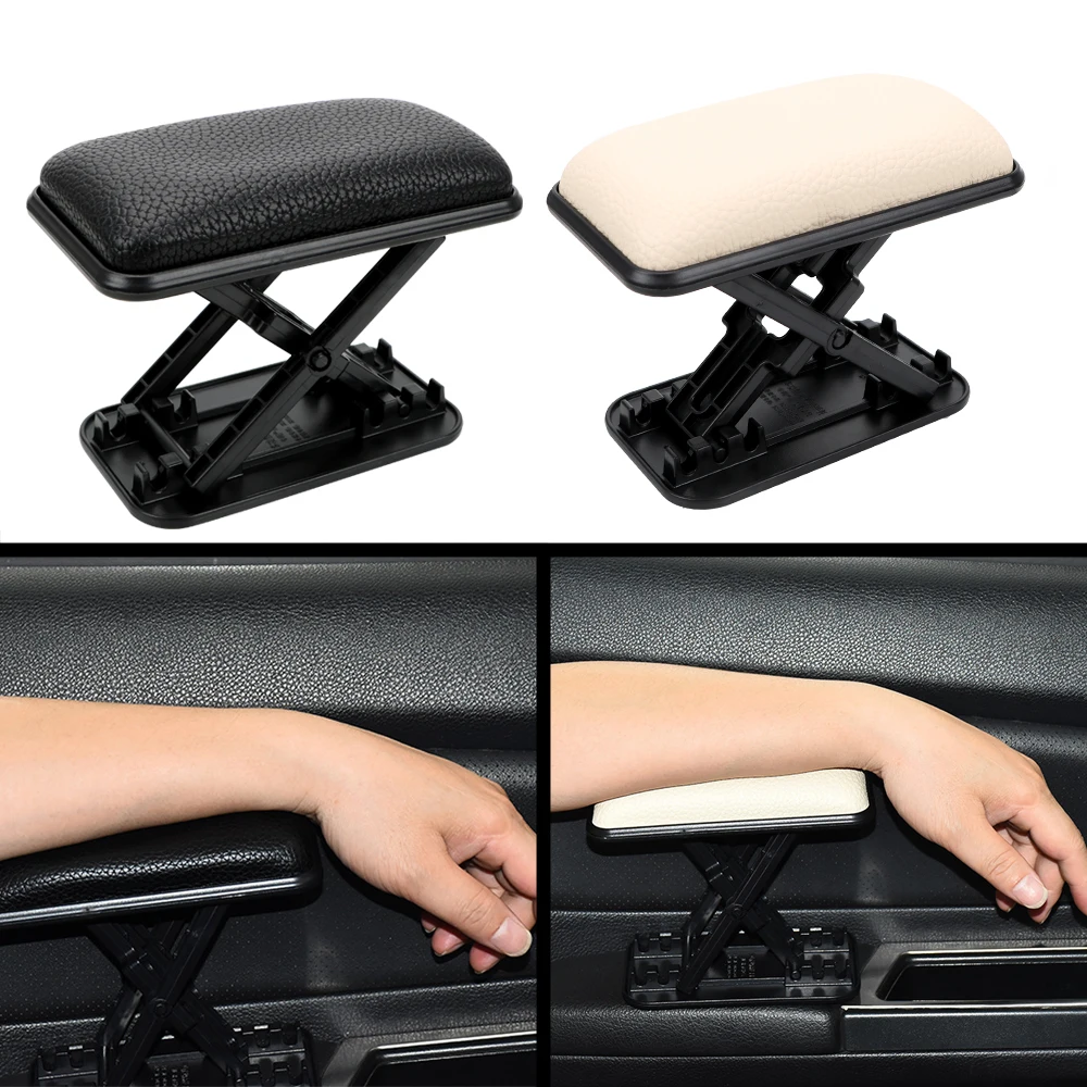 

Universal Car Armrest Cushion Adjustable Height Anti-fatigue Elbow Support Main Driver Position Left Armrest Car Accessories