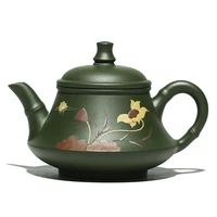 lotus fragrant teapots zisha teapot zisha yixing chinese tea set drinking setdrinkwareteawaresuit for green teablack