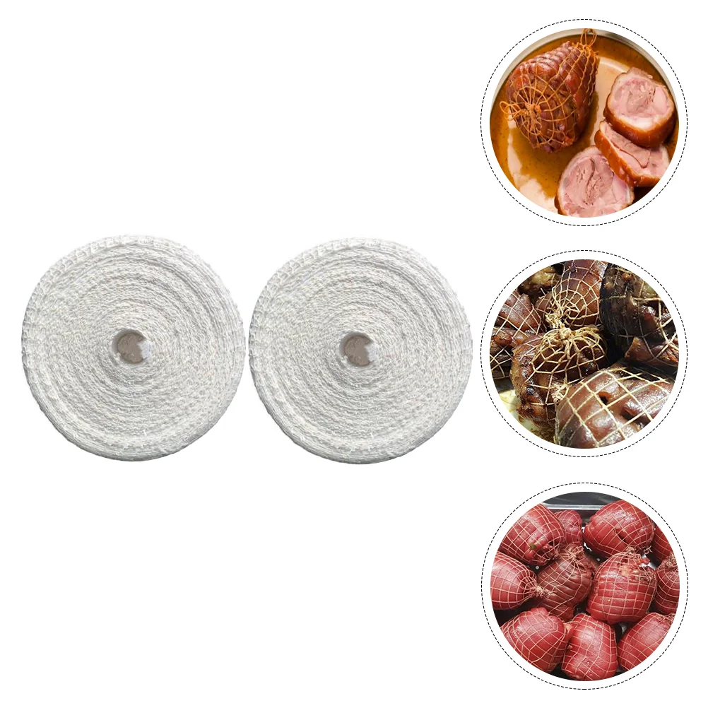 

Cabilock Barbecue Tools 4Pcs Meat Netting Roll Ham Sock Cotton Netting Meat Butcher Twine Net Meat Netting Roll Meat