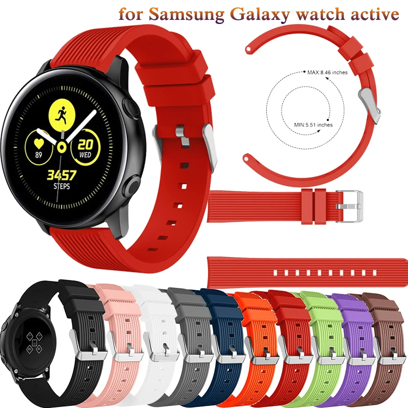 

New Classic fashion silicone strap for Samsung Galaxy watch active bracelet for Samsung Galaxy 42mm bracelet accessorie bracelet