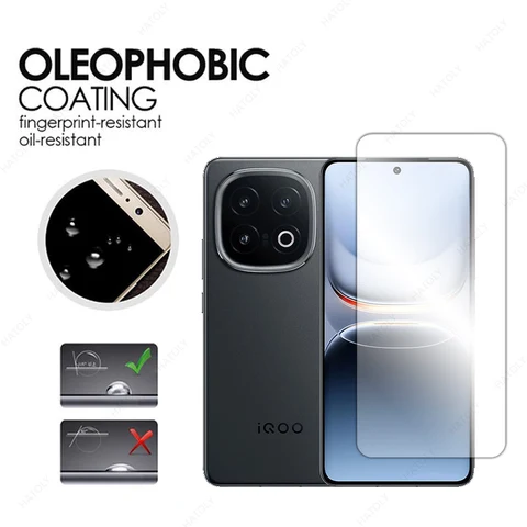Закаленное стекло для vivo iQOO 13, защитная пленка для экрана для vivo iQOO 13 5G HD, прозрачная защитная пленка для объектива камеры iQOO 13