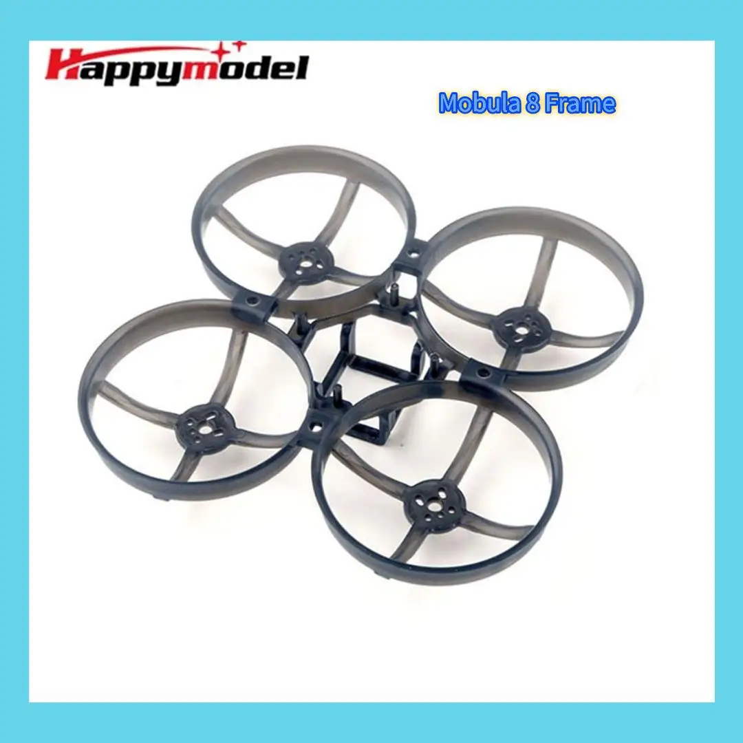 Фото Рамка HappyModel Mobula 8, для бесщеточного двигателя FPV Tinywhoop 2-3S, детали для самостоятельного изготовления дронов №1