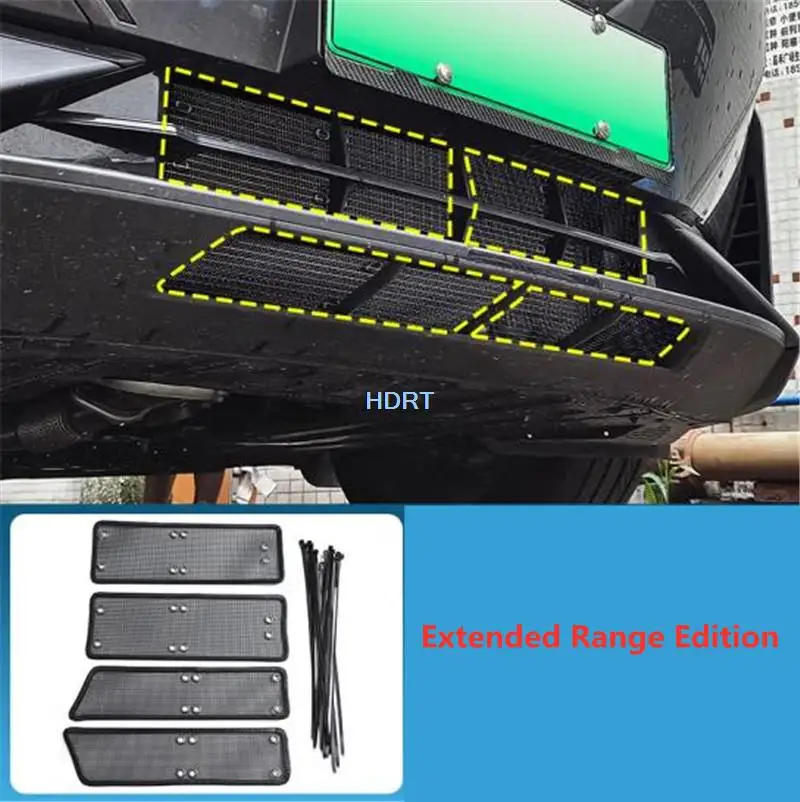 

Передняя решетка для Changan Deepal S7 2023 + Защитная пленка для автомобиля, декоративные аксессуары, внешняя наклейка, нижняя сетчатая вставка