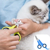 cat nail clipper stainless steel pet nail clippers cat claw cleaner pet grooming professional cats nails scissors pets products