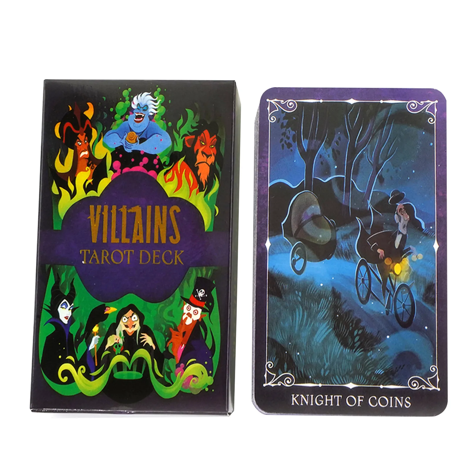 

Tarot Oracle Card Mysterious Divination Comics Tarot Card Girl Card Game Board Game English Playing Cards Villains Tarot Deck