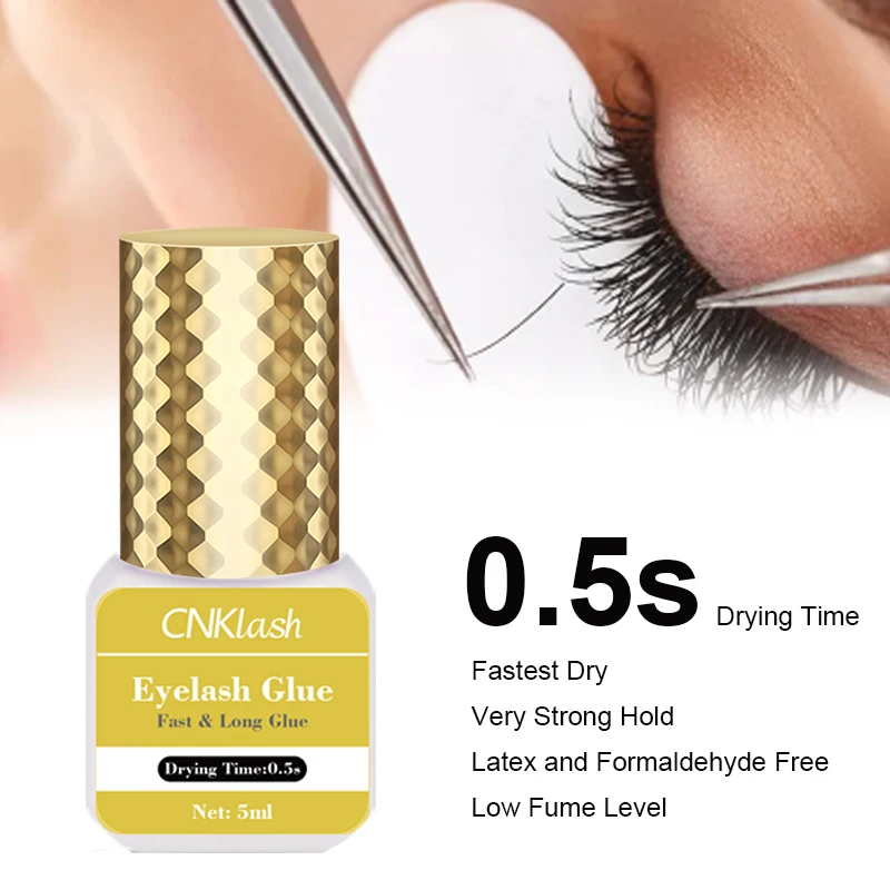 0.5s Fast Drying Glue For Eyelashes Cosmetics Eyelash Extension Lash Glue False Eyelashes Adhesive Eyelashes Makeup Tools