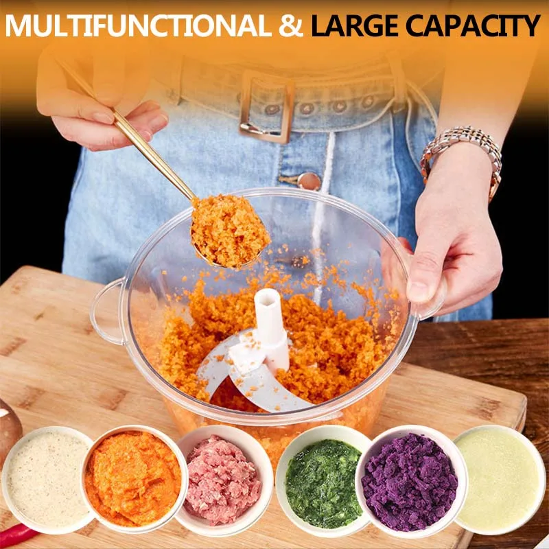 Многофункциональная кухонная мясорубка большой емкости Ручной пресс для