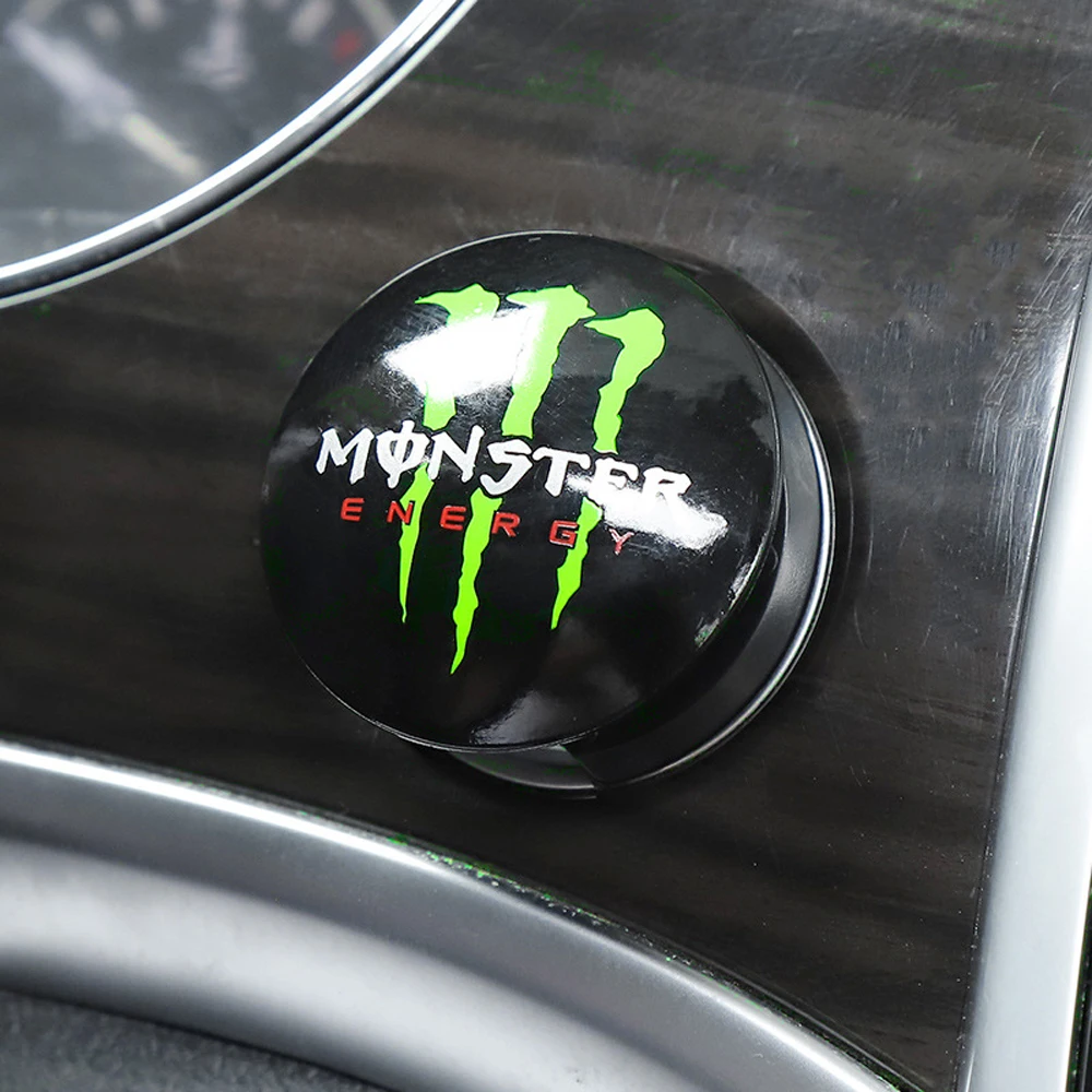 

Cartoon Anime Car One-button Start Button Stickers Ignition Switch Decoration Protective Cover Cute Gifts Decor Sticker