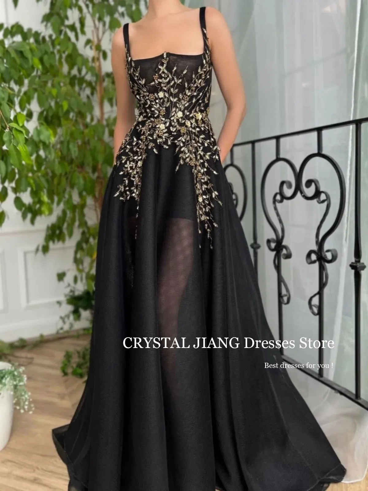 

Strapless A Line Party Gowns Custom Made with Printed Flower Sweep Train Ball Gown Lace Embroidery Prom Dresses for Women Party