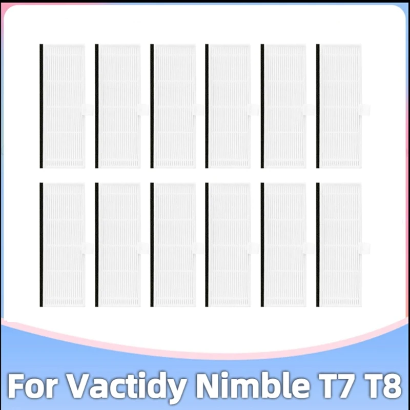Hepa-фильтр аксессуары для Vactidy Nimble T7 T8 робот-пылезащитный моющийся фильтр