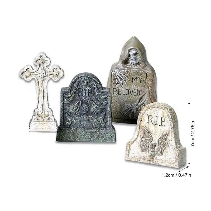Украшение на Хэллоуин смоляные надгробия жуткие надгробие украшения газонные