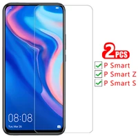 screen protector tempered glass for huawei p smart z s case cover coque on huawey huwei hawei huawe psmartz psmart p smar smat