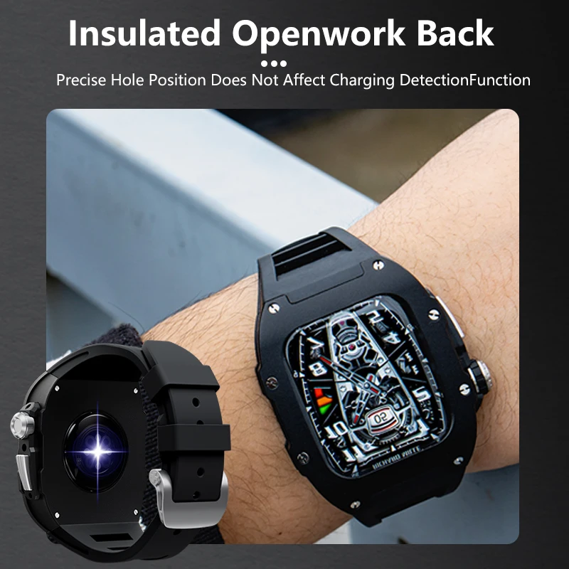 

Чехол из алюминиевого сплава для Apple Watch Series 8 7, 44/45 мм