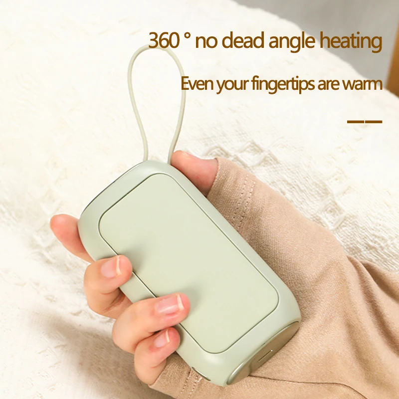 Портативная Мини-грелка Для Рук 8000 Мач Двухрежимная Usb-грелка И Внешняя Батарея