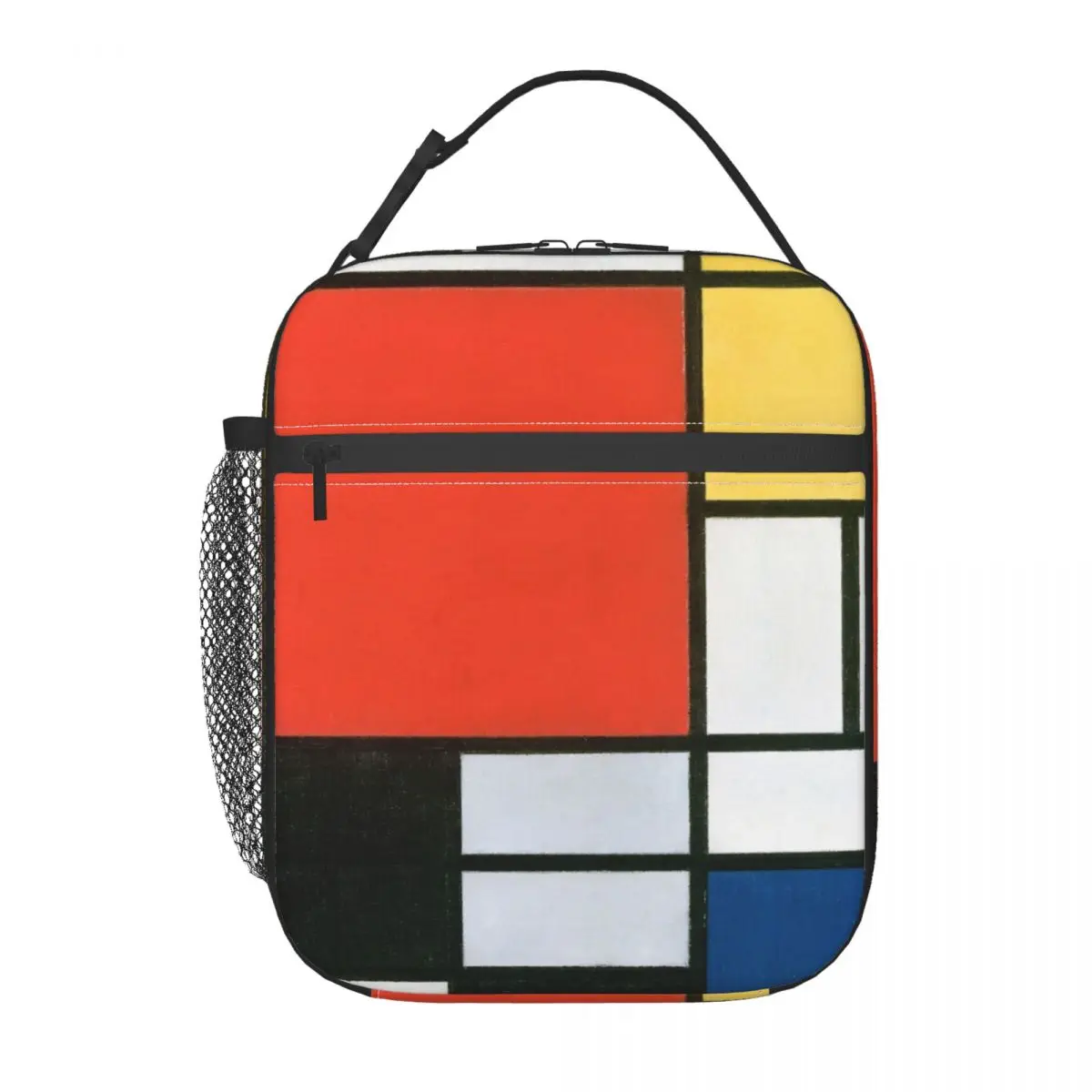 

Изолированная обеденная сумка Piet Mondrian, праздничная ткань Оксфорд, подарок на день рождения, настраиваемый