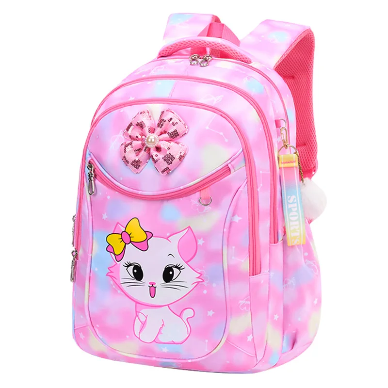 Children School Bags Girls Kids book bag Primary Orthopedic school backpack cat cartoon Backpack schoolbag kids Mochila Infantil
