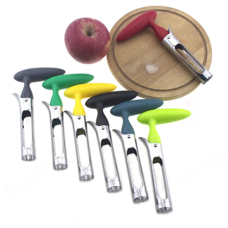 

New Stainless Steel Apple Core Cutter Knife Corers Fruit Slicer Multi-function Cutting Vegetable Pear Core Removed Kitchen Tools