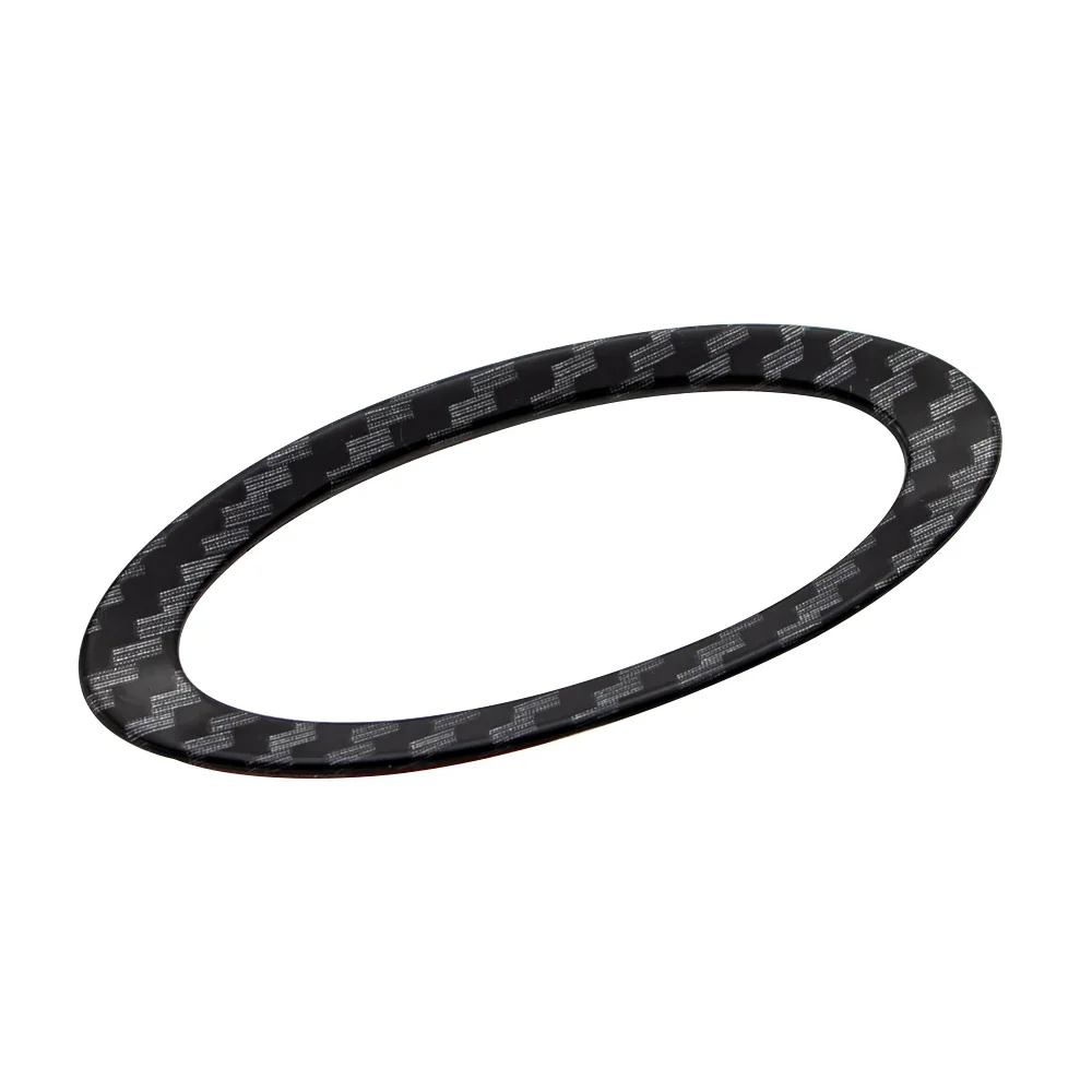 

Автомобильная панель рулевого колеса с логотипом, круглая накладка с блестками, наклейка для Ford Fiesta 2009-2015 Ecosport 2012-2017 Focus 2 MK2 2005-2011