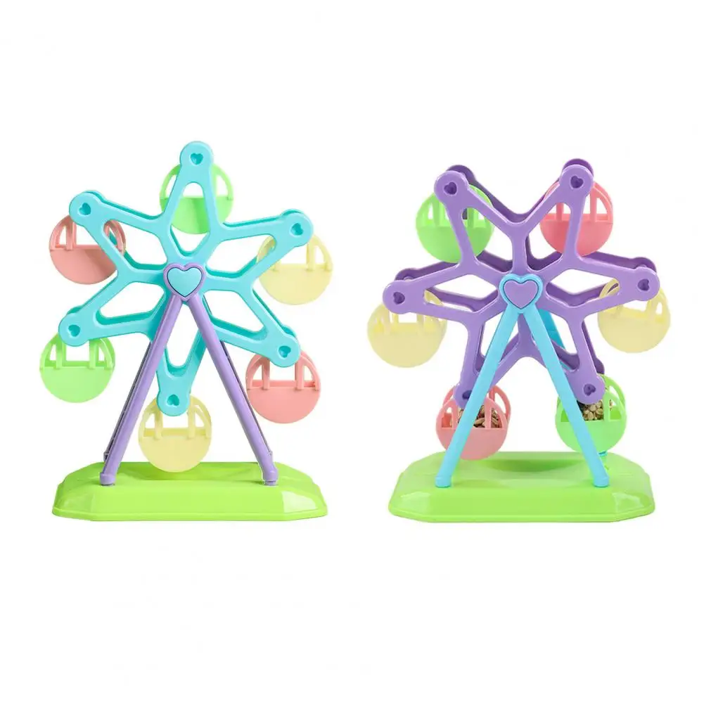 

Parrot Foraging Toy Colorful Wheel Feeder Toy Enhancing Bird Intelligence Foraging Skills for Pet Parrots for Intelligence