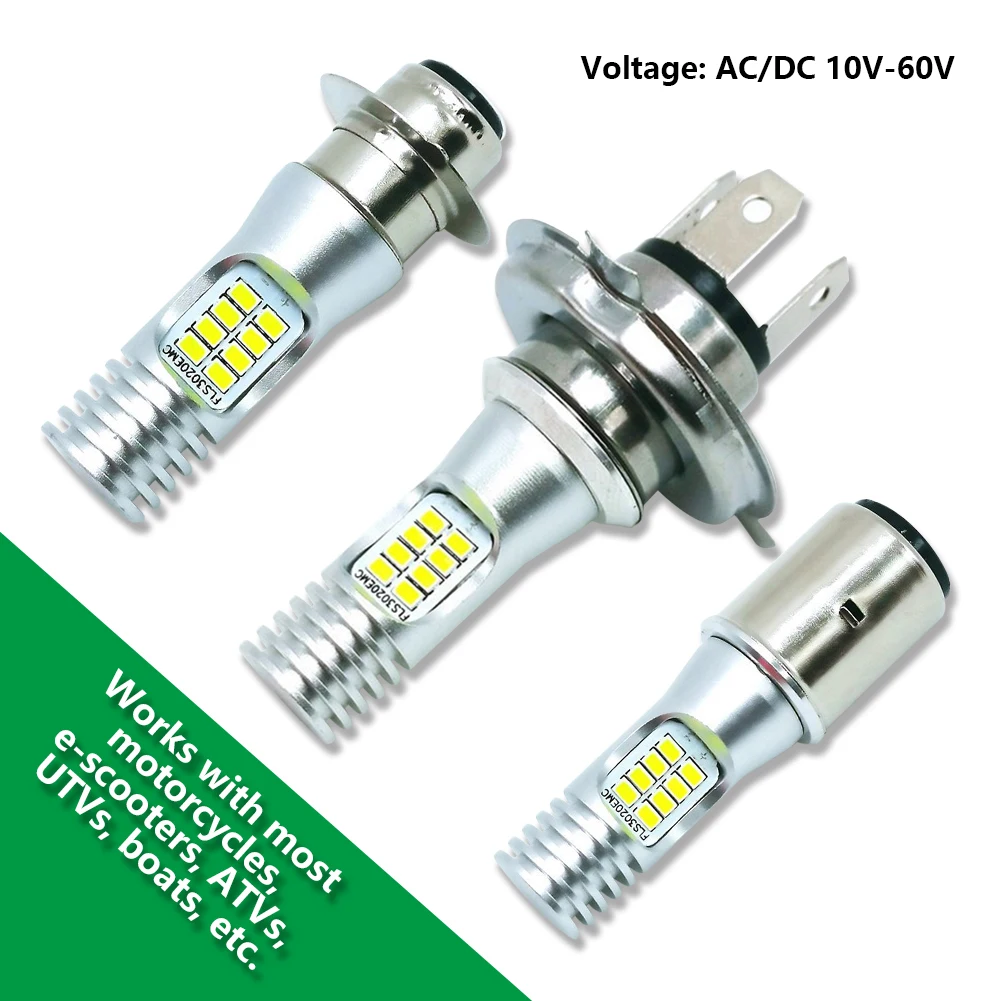 10000Lm H4 LED Moto H6 BA20D P15D светодиодные мотоциклетные лампы для фар белого цвета 6000K