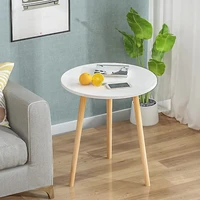 sofa side table nordic mini coffee table corner table small round living room simple mobile side table