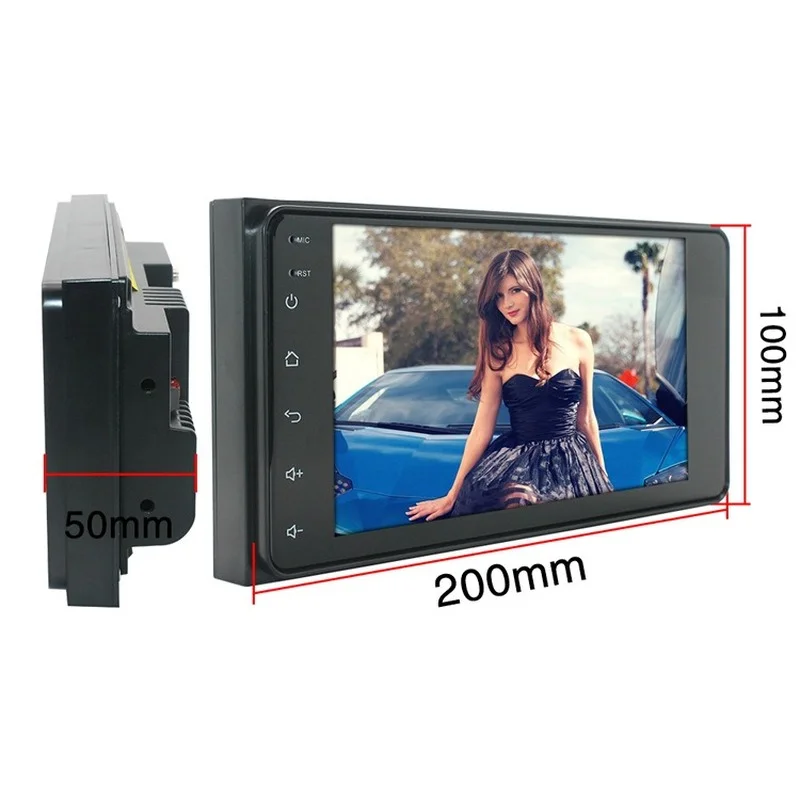 Автомобильный мультимедийный плеер универсальная стерео-магнитола на Android 10 с gps