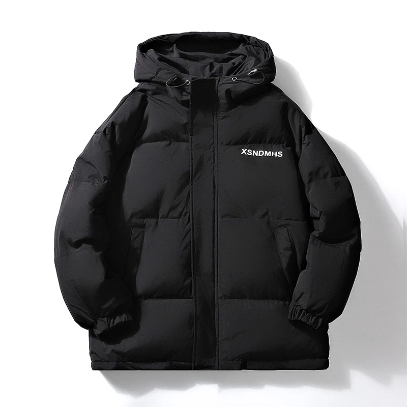 Men's Winter New Thick Tide Brand Cotton-padded Jacket Youth Winter Coat Hooded Down Cotton-padded Jacket Seven Colors Optional