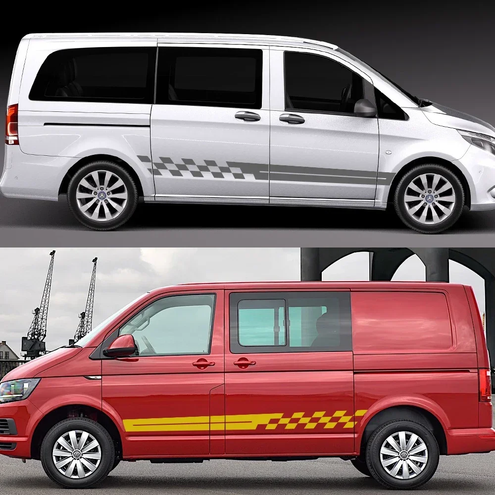 Оптовая продажа 2 шт. боковые наклейки на автомобиль для Mercedes Sprinter Benz Vito V Class Berlingo