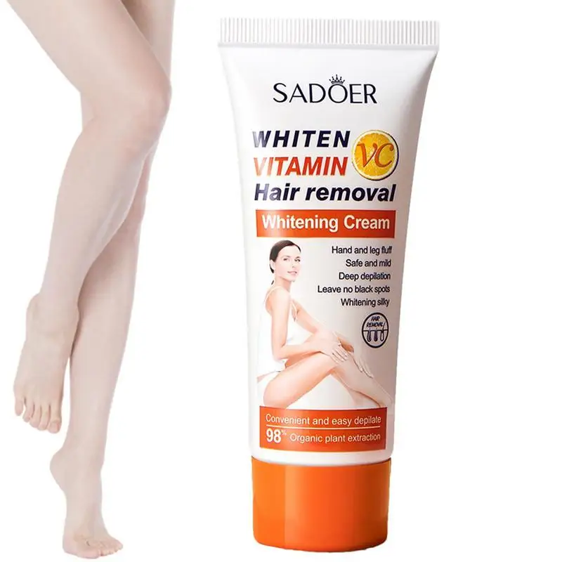 

Vitamin C Depilatory Cream Body Painless Effective Hair Removal Cream For Men And Women Whitening Hand Leg Armpit Hair Loss