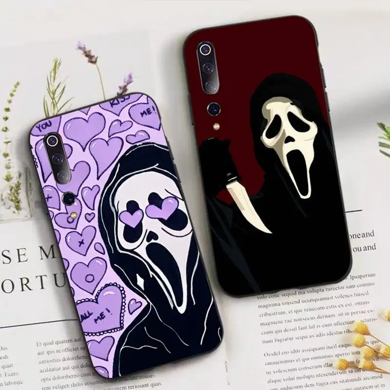 

Ghostface Horror Phone Case for Redmi 8 9 9A for Samsung J5 J6 Note9 for Huawei NOVA3E Mate20lite cover