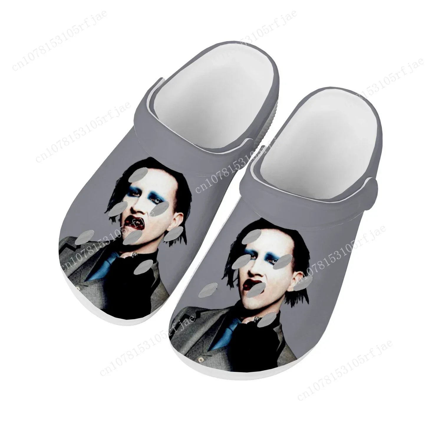 Мужские и женские сандалии для дома Rock Band Singer Marilyn Manson дышащие воды подростков