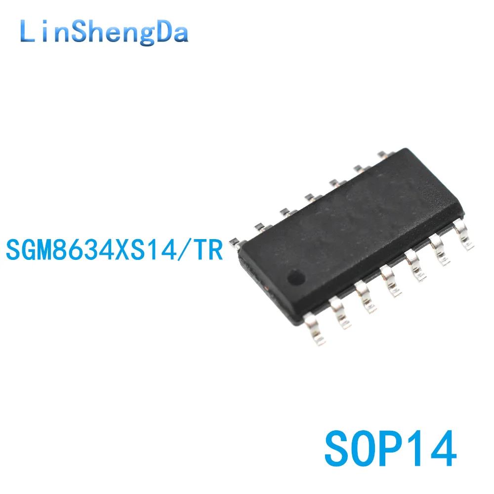 

10 шт. SGM8634XS14/TR chip SOP14 rail to rail CMOS рабочий усилитель