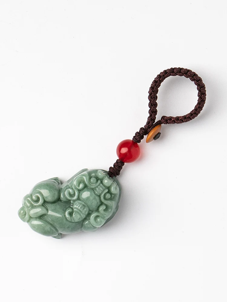 

Car Key Pendant Pixiu Keychain Jade Keychain Jade Small Pendant
