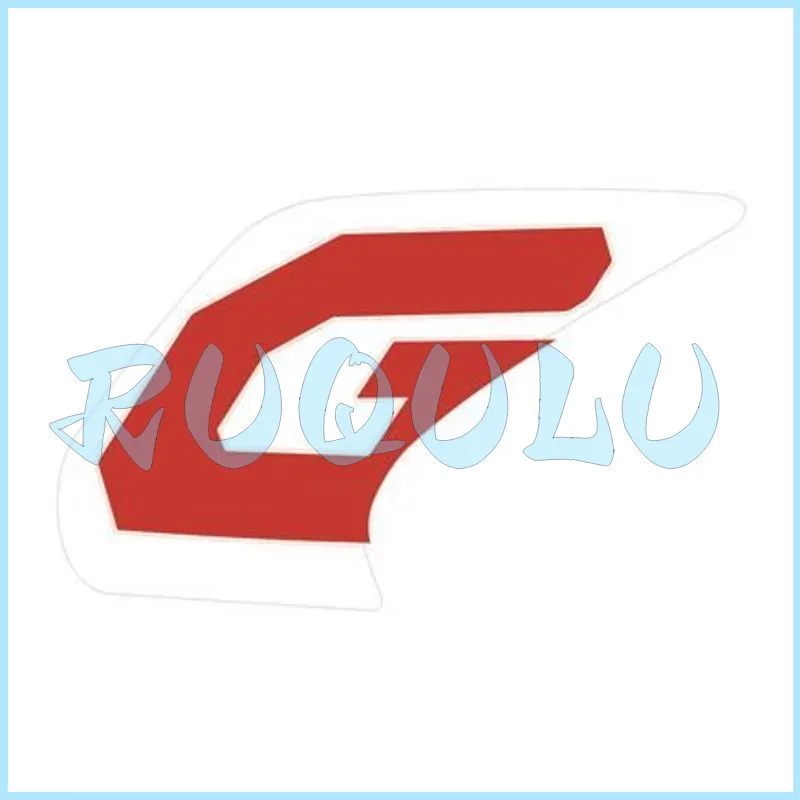 Zt350-gk топливный бак левый передний стикер (Рубиновый Красный/g/высокая вязкость)