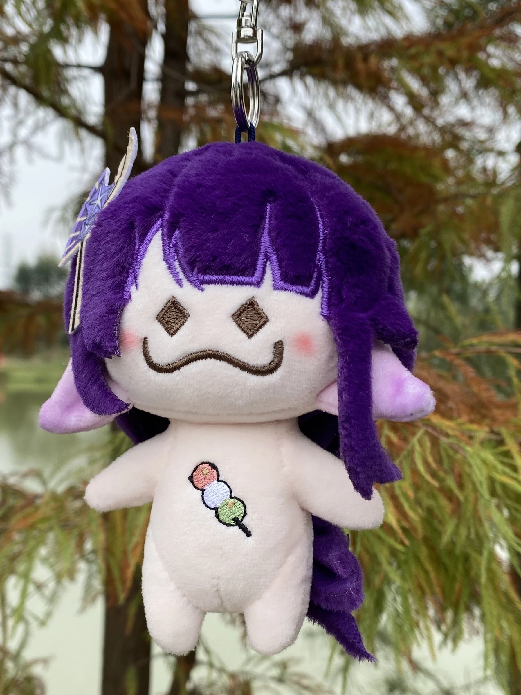 Милый плюшевый хлопковый аниме брелок-подвеска в виде мультяшного героя 14 см