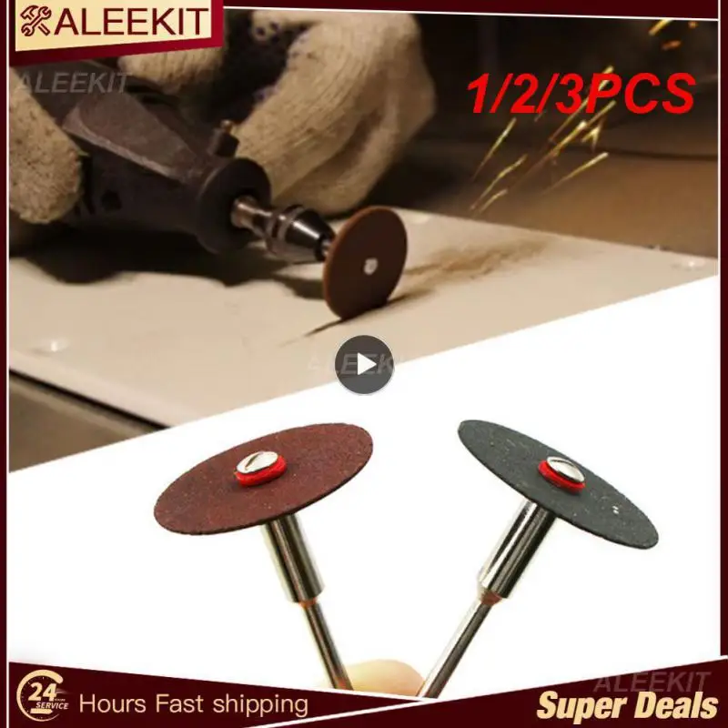 

1/2/3PCS 22mm Emery Diamond cutting blades Drill Bit+1 Mandrel for Dremel Tile cleaner Beauty stitch cutting discs home tool