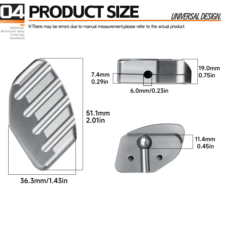 Для HONDA FORZA 125 250 350 Forza 300 NSS350 Forza350 Боковая подставка увеличенная пластина