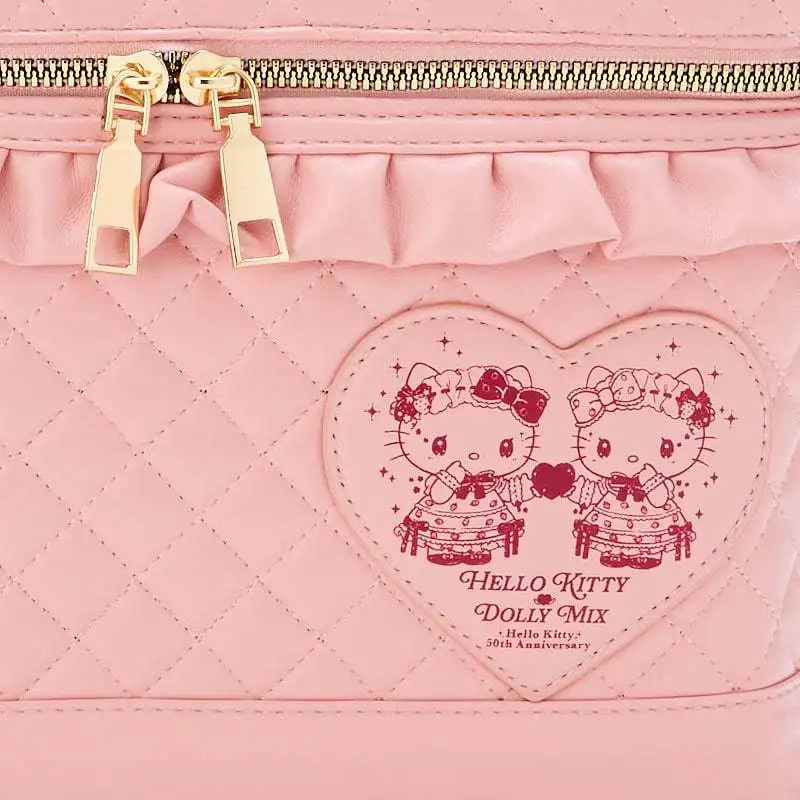 Кошельки и сумки hello kitty розовый кот клетчатая косметичка с рюшами сумка через