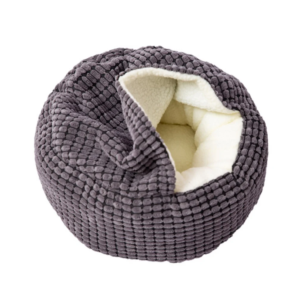 

Pet Bed Nest for Dog Cat Round Calming Anti-Anxiety Cave Cat Warm Bed House Cozy For Small Dogs Puppy Kitten Cats