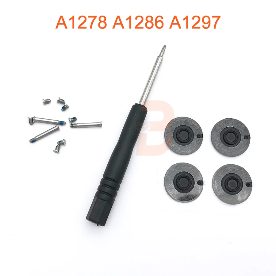 Новый нижний корпус Резиновые ножки с винтами для Macbook Air Pro Retina A1278 A1286 A1297 A1398 A1425