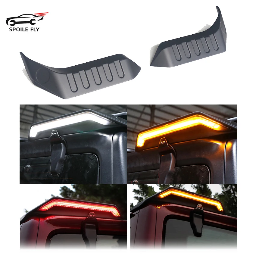 Для Jeep Wrangler JK JL 2007-2023 задняя крыша автомобиля задний боковой разветвитель верхнее