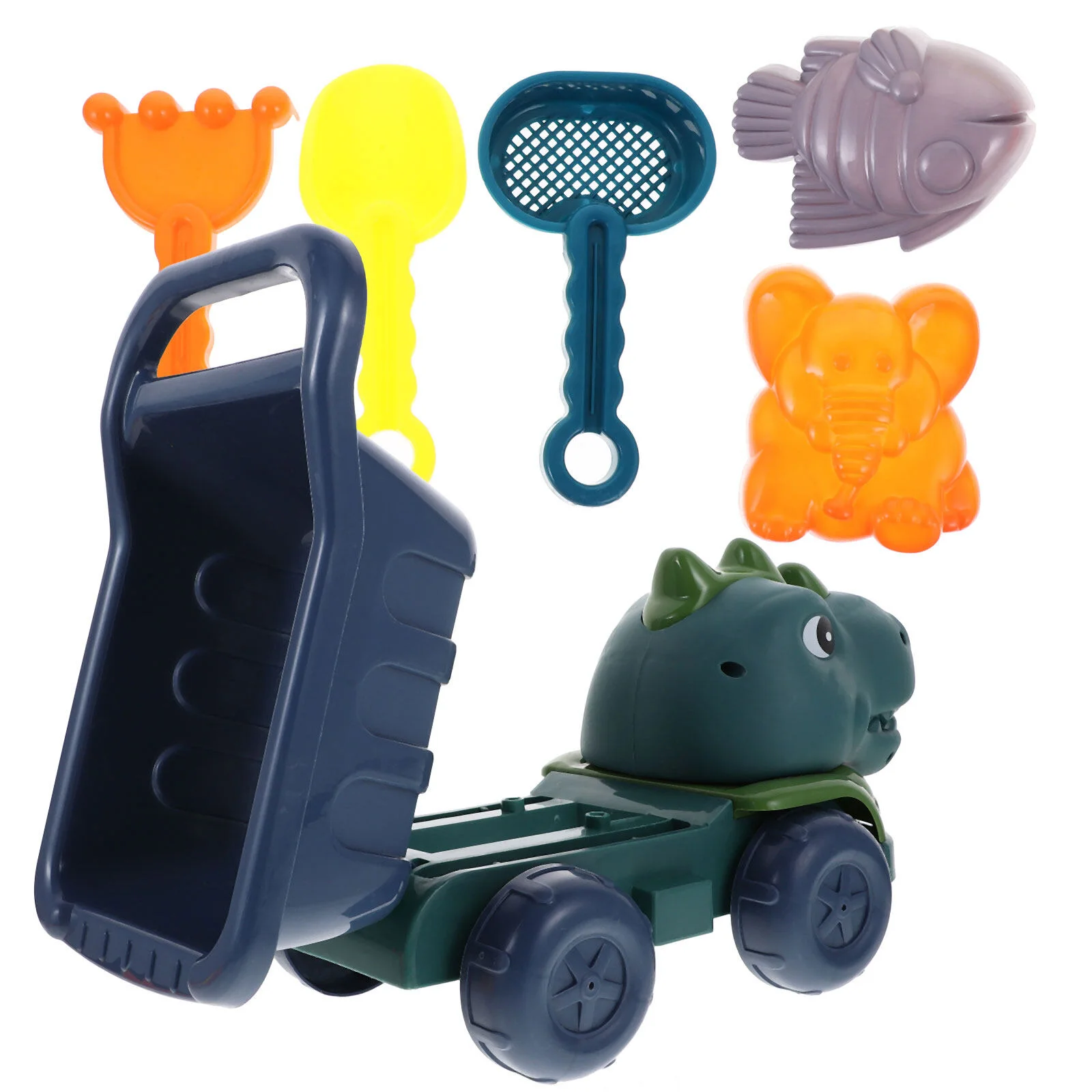 

Песчаная тележка, забавные игрушки, летняя пляжная детская игрушка, копающий динозавр, инженерный грузовик