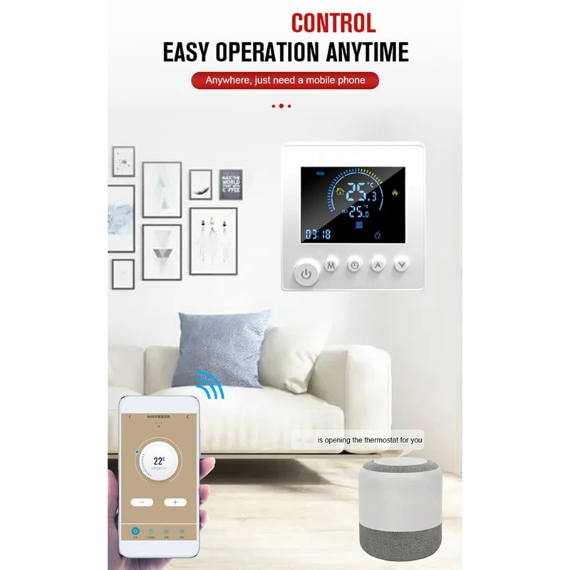 TUYA Wi-Fi термостат регулятор температуры воды электрический пол с подогревом TRV 3A