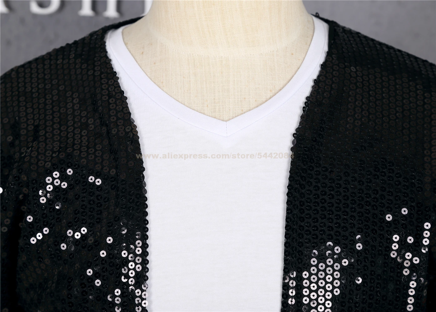 Костюм для косплея Майкл Джексон Билли джинсовый костюм штаны с блестками детей