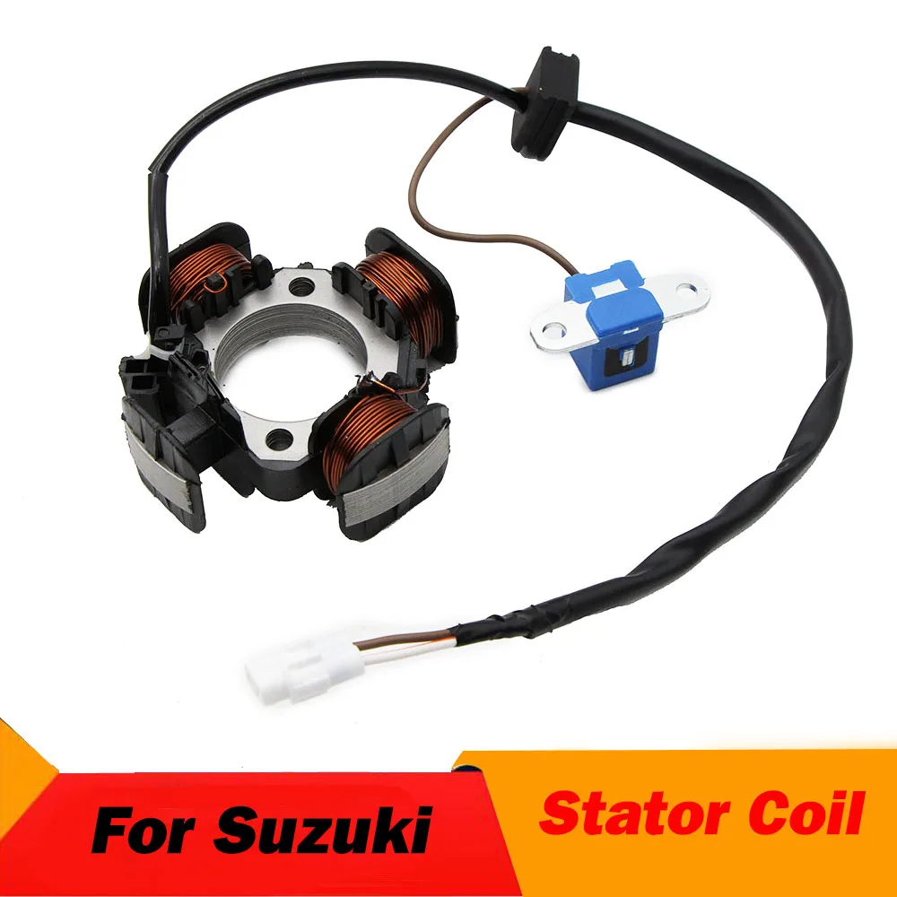 Фото Катушка статора магнето генератора мотоцикла для Suzuki LTZ90 Quadsport Z90 2x4 LTZ90Z Quadsport Z90 2x4 Special 32101-08H00 №1