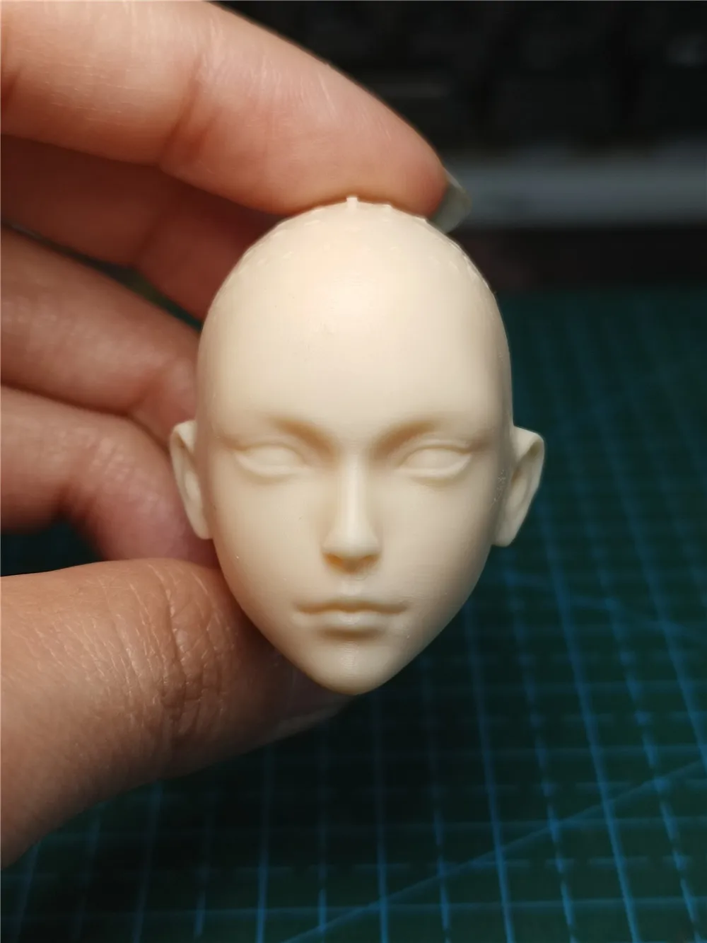 

1/6 Scale Beauty Head Sculpt Model For 12 inch Action Figure Dolls Unpainted Painting Exercise