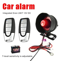 car auto burglar alarm universal one way remote control protection security system door lock vehicle keyless entry system