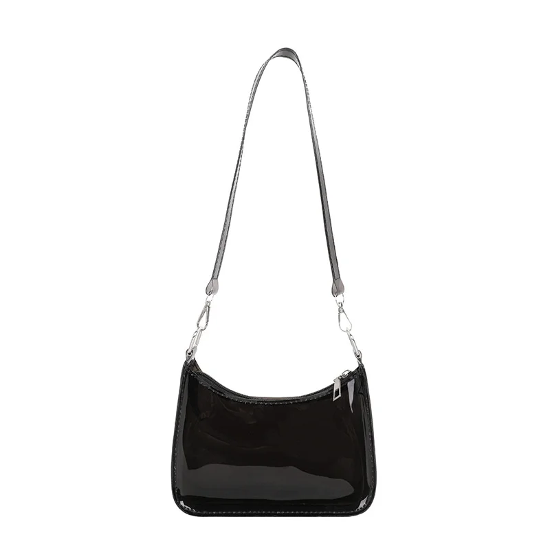 

New Small Transparent Bag Women's Bag 2023 Summer New Fashion Korean Fashion Crossbody Bag Western Single Shoulder Underarm Bag